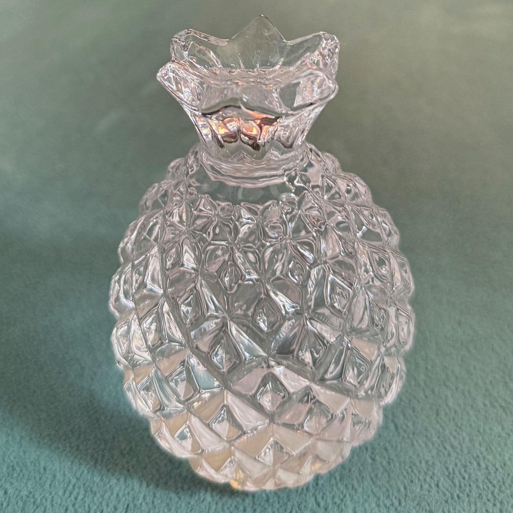 Vintage Godinger Lead Crystal Legends Pineapple Paperweight 4" - Mint Condition